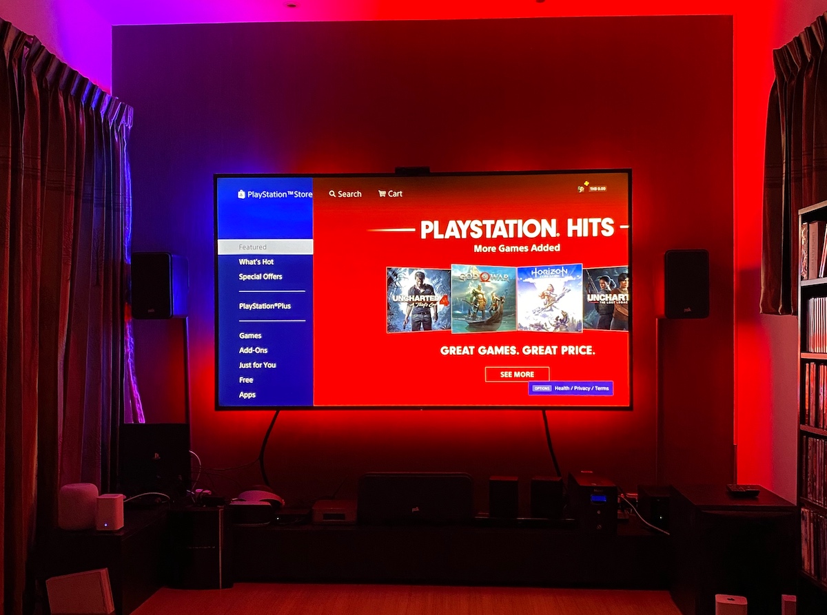 Philips Hue Play Sync Box on Playstation 4