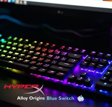 HYPERX Alloy Origins Blue Switch review | Alloy Origins Blue Switch | รีวิว HYPERX Alloy Origins Blue Switch คีย์บอร์ดแมคคานิค เป็นทั้งเกมมิ่งและคีย์บอร์ดทำงาน ด้วยสวิตช์แบบ HyperX Blue