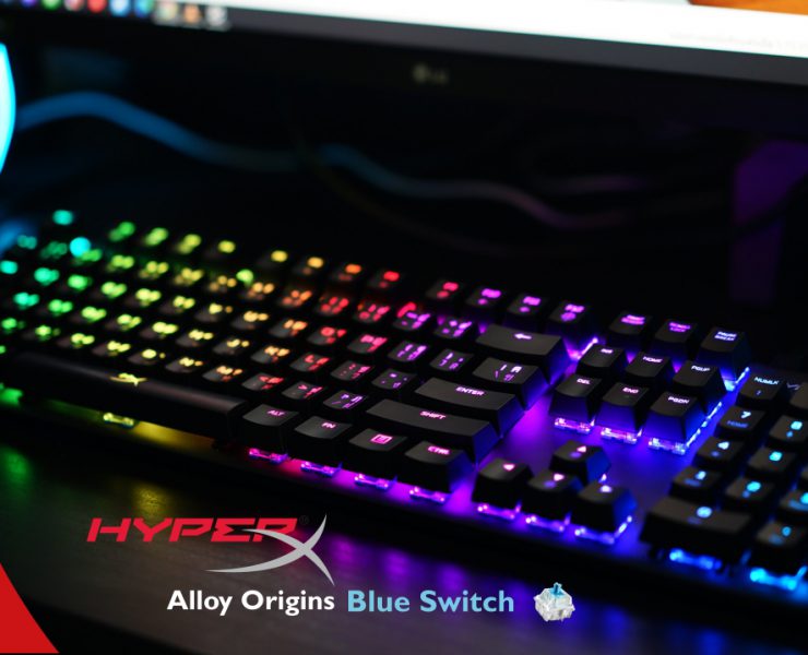 HYPERX Alloy Origins Blue Switch review | HyperX | รีวิว HYPERX Alloy Origins Blue Switch คีย์บอร์ดแมคคานิค เป็นทั้งเกมมิ่งและคีย์บอร์ดทำงาน ด้วยสวิตช์แบบ HyperX Blue