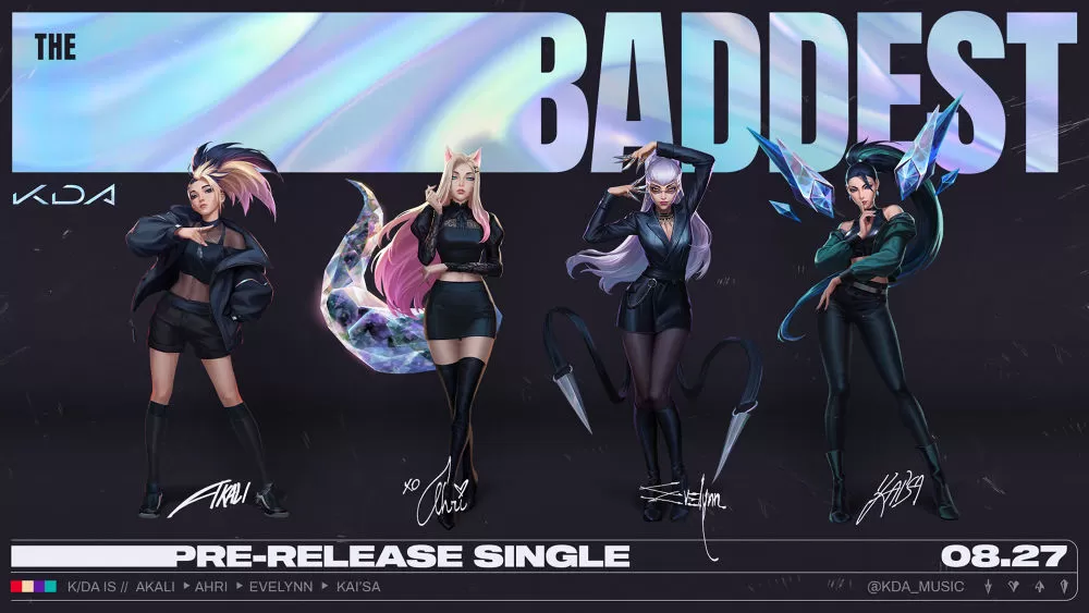 League of Legends K/DA กำลังจะมาในวันที่ 6 พฤศจิกายนปีนี้แล้ว! 1 THE BADDEST KDA | League of Legends | League of Legends K/DA กำลังจะมาในวันที่ 6 พฤศจิกายนปีนี้แล้ว!