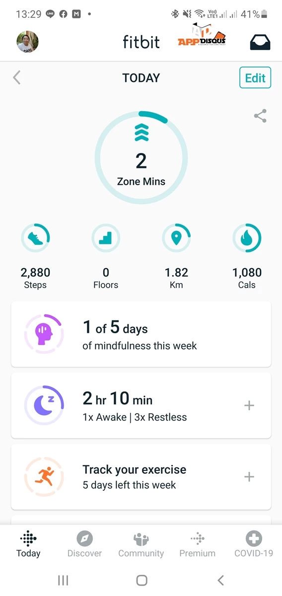 OPPOScreenshot 20201111 132954 Fitbit | FitBit | รีวิว Fitbit Versa 3 ที่มาพร้อมฟีเจอร์ใหม่ เน้นตรวจสุขภาพและ GPS ในตัว