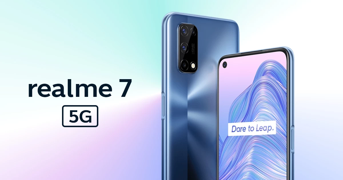 เปิดตัว realme 7 5G สมาร์ทโฟน 5G จอ 120Hz สเปกสุดคุ้มในราคาต่ำหมื่นบาท! 1 realme 7 5g | Realme | เปิดตัว realme 7 5G สมาร์ทโฟน 5G จอ 120Hz สเปกสุดคุ้มในราคาต่ำหมื่นบาท!