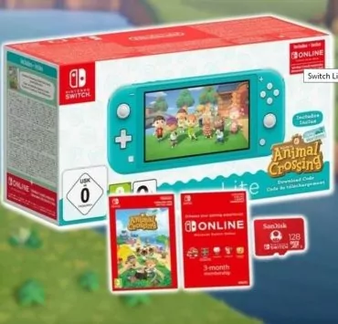 128GB Switch Lite Bundle From Nintendo | Nintendo Switch Lite | น่าสน Ninteno Switch Lite ในอังกฤษมาพร้อมไมโคร SD 128GB และเกม Animal Crossing