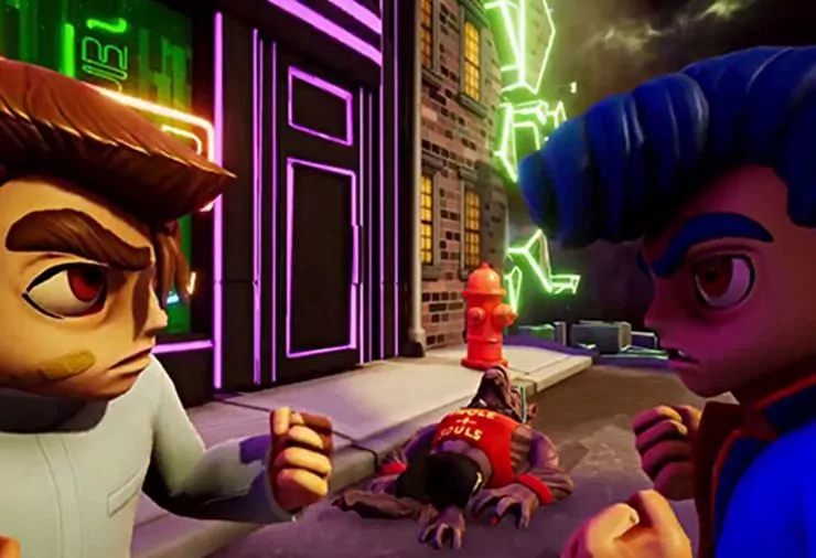 Mighty Fight Federation Kunio kun 12 21 20 | PlayStation 4 | คุนิโอะ และ ริกิ โผล่เป็นตัวละครในเกม Mighty Fight Federation