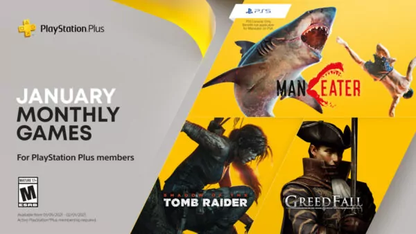 เปิดตัวเกมฟรี สมาชิก PlayStation Plus มกราคม 2021 1 PS Plus Jan 2021 12 30 20 600x338 1 | PS4 | เปิดตัวเกมฟรี สมาชิก PlayStation Plus มกราคม 2021