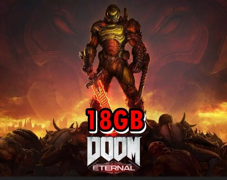 ddoooms | DOOM Eternal | เตรียมพื้นที่ให้พร้อมเกม DOOM Eternal บน Nintendo Switch จะมีความจุเกม 18GB
