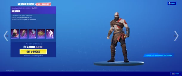 fortnite kratos 1024x432 1 | Kratos จาก God Of War เข้าสู่สนามรบแล้วใน Fortnite!