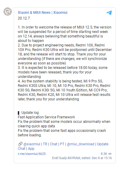 | miui 12 | Xiaomi ประกาศเตรียมปล่อยอัปเดต MIUI 12.5
