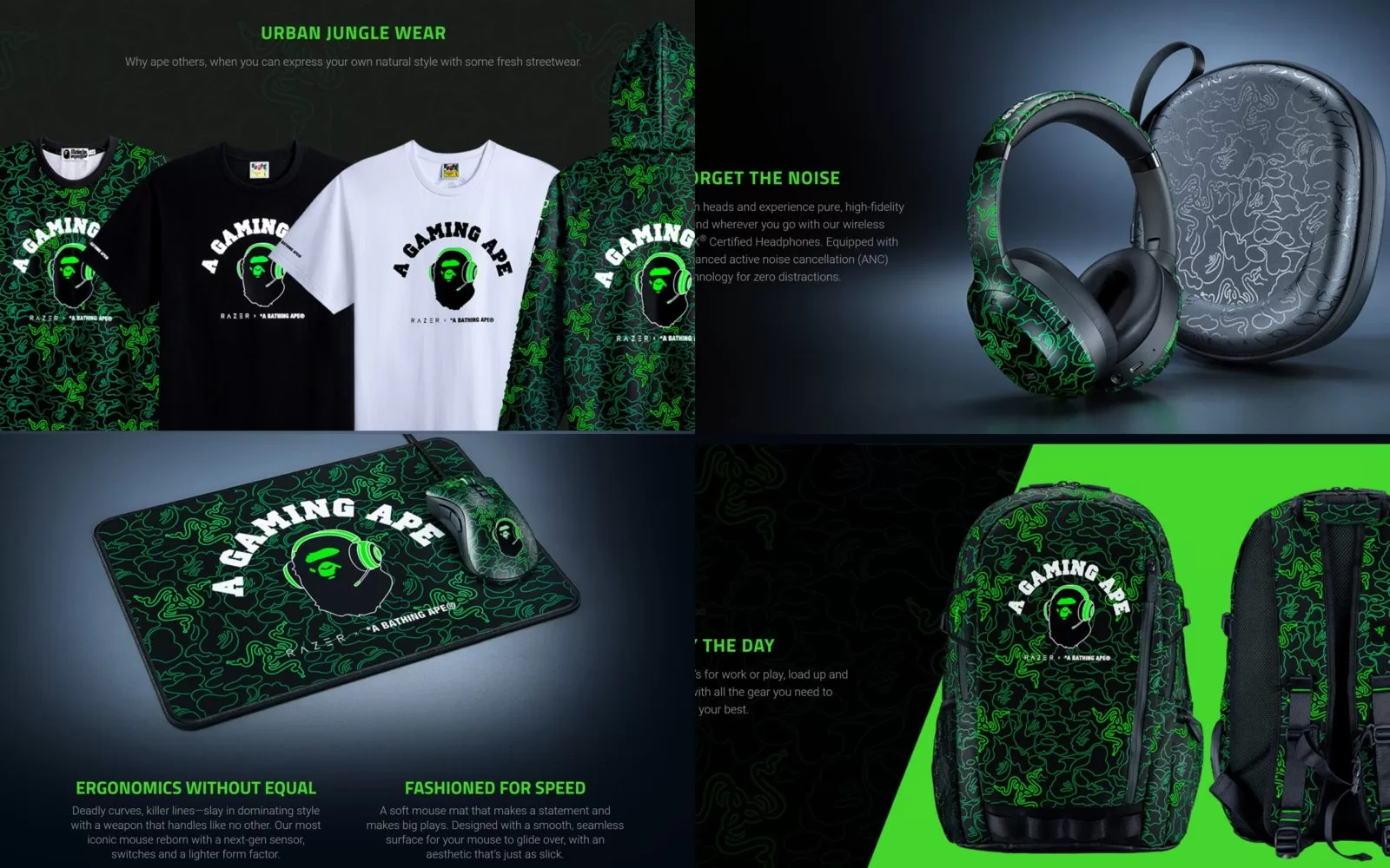 การจับมือ 2 ยักษ์ RAZER และ BAPE ค่ายเกมมิ่งเกียร์และแบรนด์สตรีทแวร์ ส่งลิมิเต็ตคอลเลกชั่น ‘A GAMING APE’ แต่ละชิ้น งามงด! 1 สกรีนช็อต 2020 12 02 000059 tile 1 | A Bathing Ape | การจับมือ 2 ยักษ์ RAZER และ BAPE ค่ายเกมมิ่งเกียร์และแบรนด์สตรีทแวร์ ส่งลิมิเต็ตคอลเลกชั่น ‘A GAMING APE’ แต่ละชิ้น งามงด!