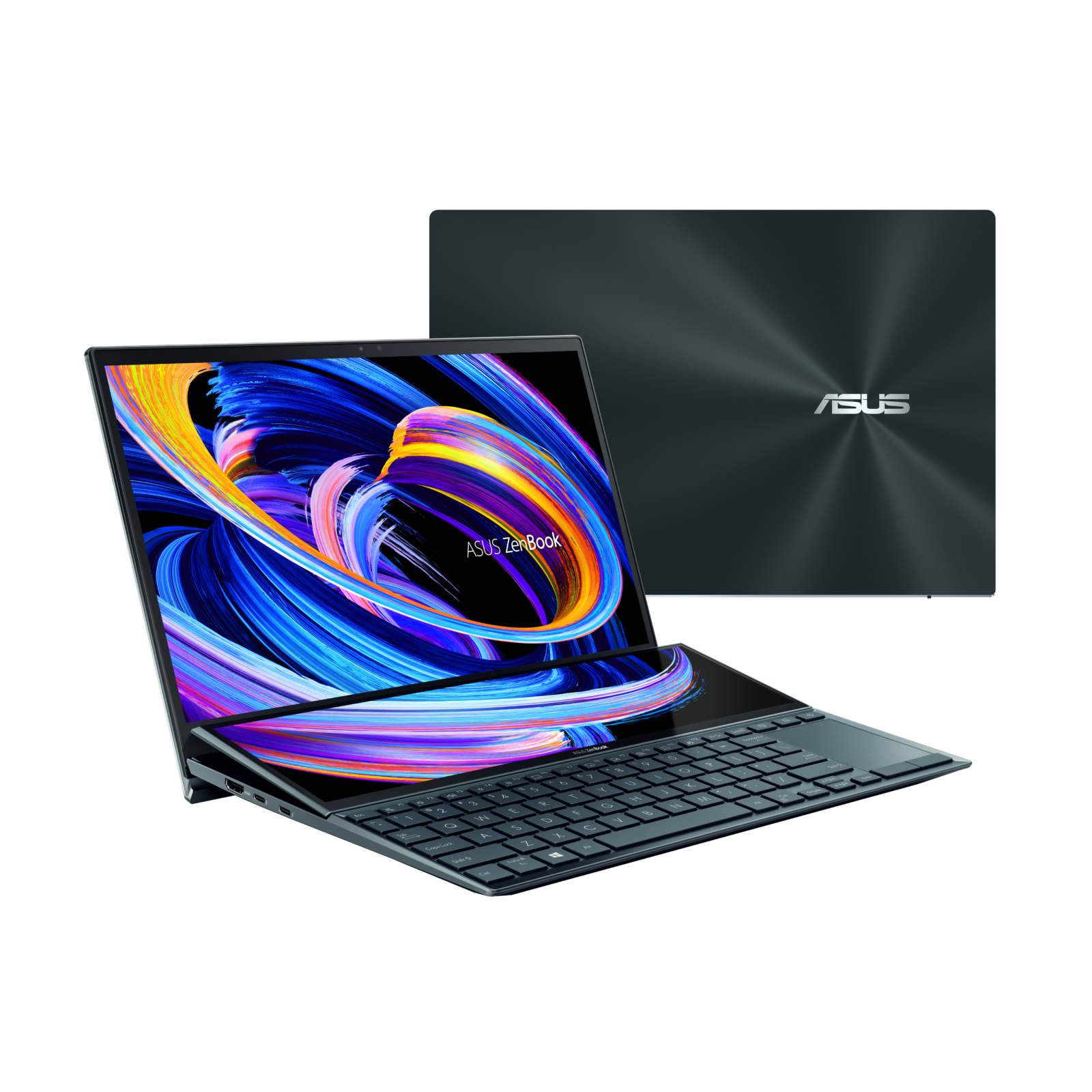 ASUS ส่งโน๊ตบุ๊คสองหน้าจอ ZenBook Duo 14 ตัวล่าสุดจากงาน CES 2021 พร้อมวางจำหน่ายในไทย 1 ZenBook Duo 14 UX482 Product photo 1A Celestial Blue 13 | All in one | ASUS ส่งโน๊ตบุ๊คสองหน้าจอ ZenBook Duo 14 ตัวล่าสุดจากงาน CES 2021 พร้อมวางจำหน่ายในไทย