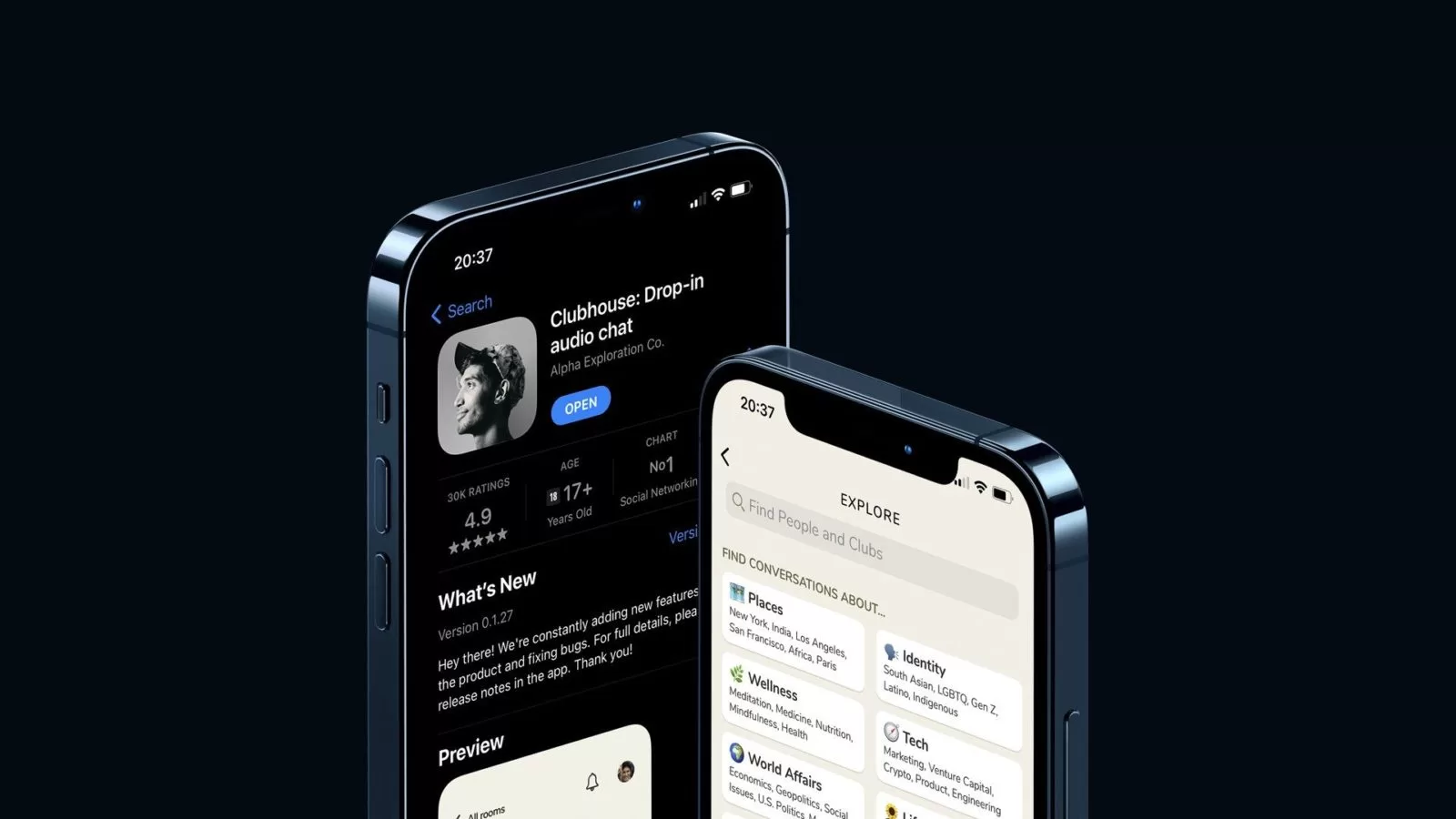 มีข่าวลือ Facebook กำลังพัฒนาคู่แข่งของบริการมาแรง Clubhouse และส่วนเสริมใหม่ Twitter Spaces ขอชิงชะลอกระแสเอาไว้ก่อน 1 Clubhouse | Clubhouse | มีข่าวลือ Facebook กำลังพัฒนาคู่แข่งของบริการมาแรง Clubhouse และส่วนเสริมใหม่ Twitter Spaces ขอชิงชะลอกระแสเอาไว้ก่อน