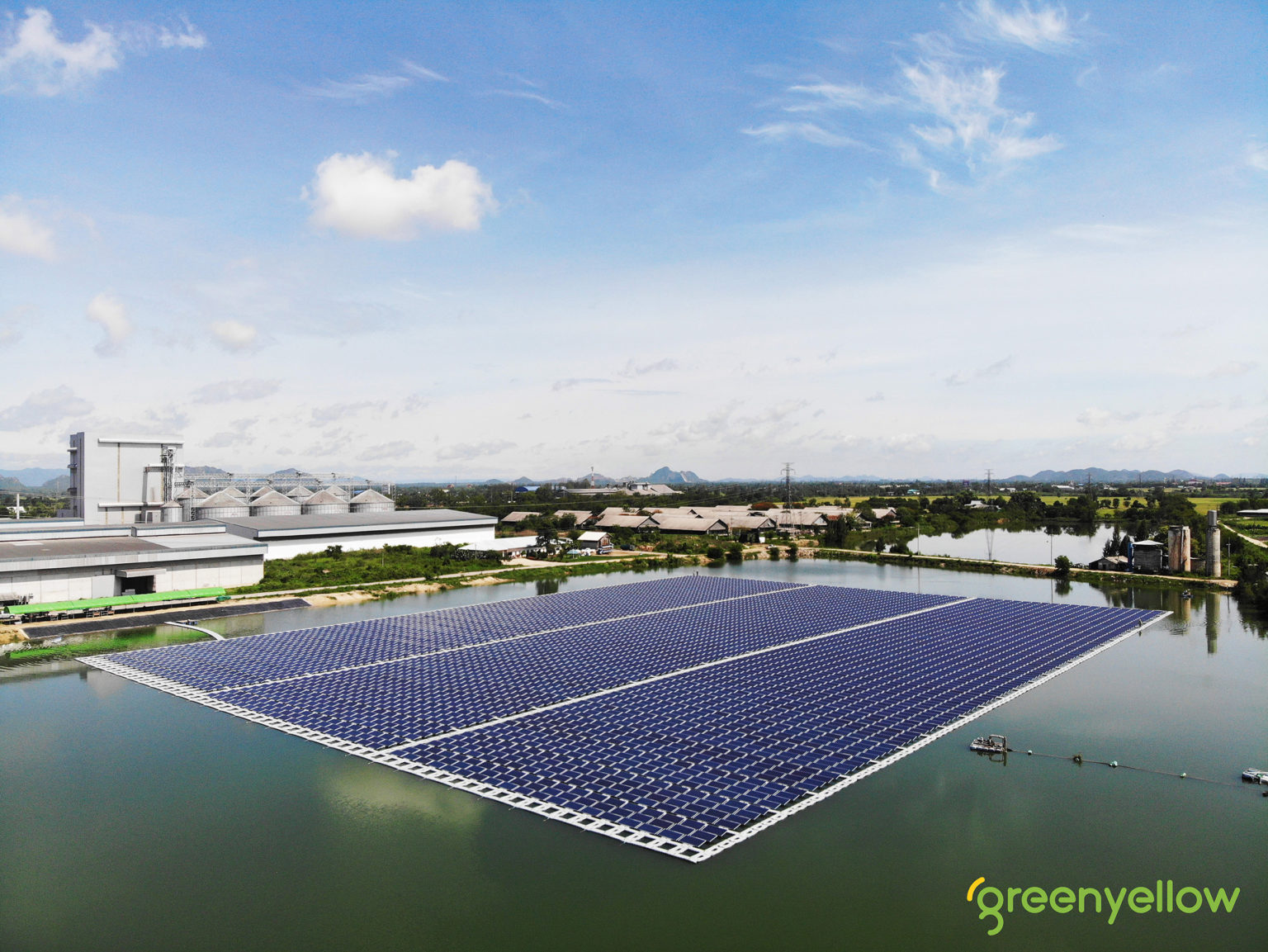 กรีน เยลโล เปิดตัวโรงไฟฟ้าพลังงานแสงอาทิตย์ลอยน้ำแห่งแรกในประเทศไทย