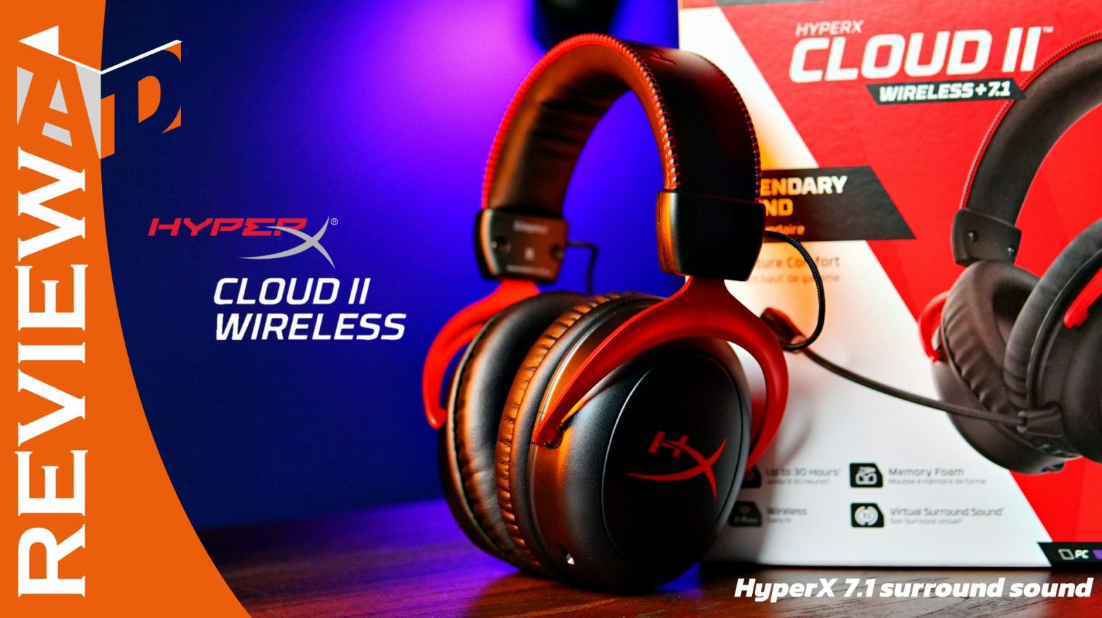 รีวิว HyperX CLOUD II WIRELESS รุ่นไร้สายมาแล้ว! 7.1 Surround ไร้ความหน่วงของเสียง แบตอึด ใส่สบาย 1 review HyperX Cloud II Wireless | 7.1 Surround | รีวิว HyperX CLOUD II WIRELESS รุ่นไร้สายมาแล้ว! 7.1 Surround ไร้ความหน่วงของเสียง แบตอึด ใส่สบาย