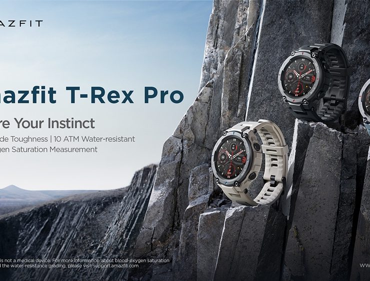 1.Amazfit T Rex Pro | สมาร์ทวอทซ์ | Amazfit T-Rex Pro นาฬิกาสมาร์ทวอทช์ เหมาะทุกไลฟ์สไตล์กีฬากลางแจ้ง ทนทาน ด้วยอายุแบตเตอร์รี่ยาวนานถึง 18 วัน