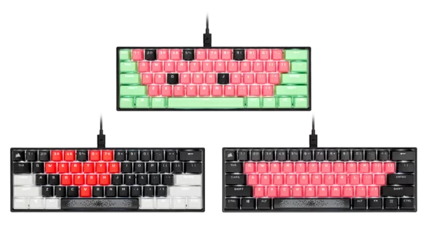 K65 RGB MINI 1 | CORSAIR | CORSAIR เปิดตัวคีย์บอร์ดเกมมิ่งแมคคานิคอล K65 RGB MINI 60% มาพร้อมฝาครอบปุ่ม PBT DOUBLE-SHOT ห้าสี ปรับแต่งปุ่มได้ตามที่ต้องการ