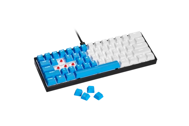K65 RGB MINI 3 | CORSAIR | CORSAIR เปิดตัวคีย์บอร์ดเกมมิ่งแมคคานิคอล K65 RGB MINI 60% มาพร้อมฝาครอบปุ่ม PBT DOUBLE-SHOT ห้าสี ปรับแต่งปุ่มได้ตามที่ต้องการ