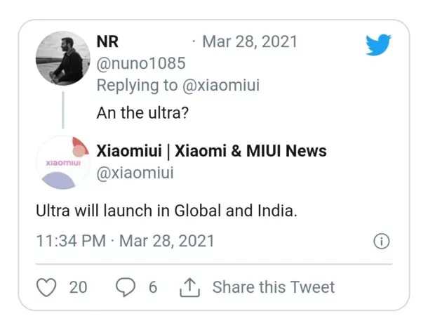 Screenshot 20210329 114532 Chrome | Mi 11 pro | จบข่าว! Mi MIX และ Mi 11 Pro รุ่นใหม่ที่จะเปิดตัวพรุ่งนี้ จะมีจำหน่ายเฉพาะในประเทศจีน