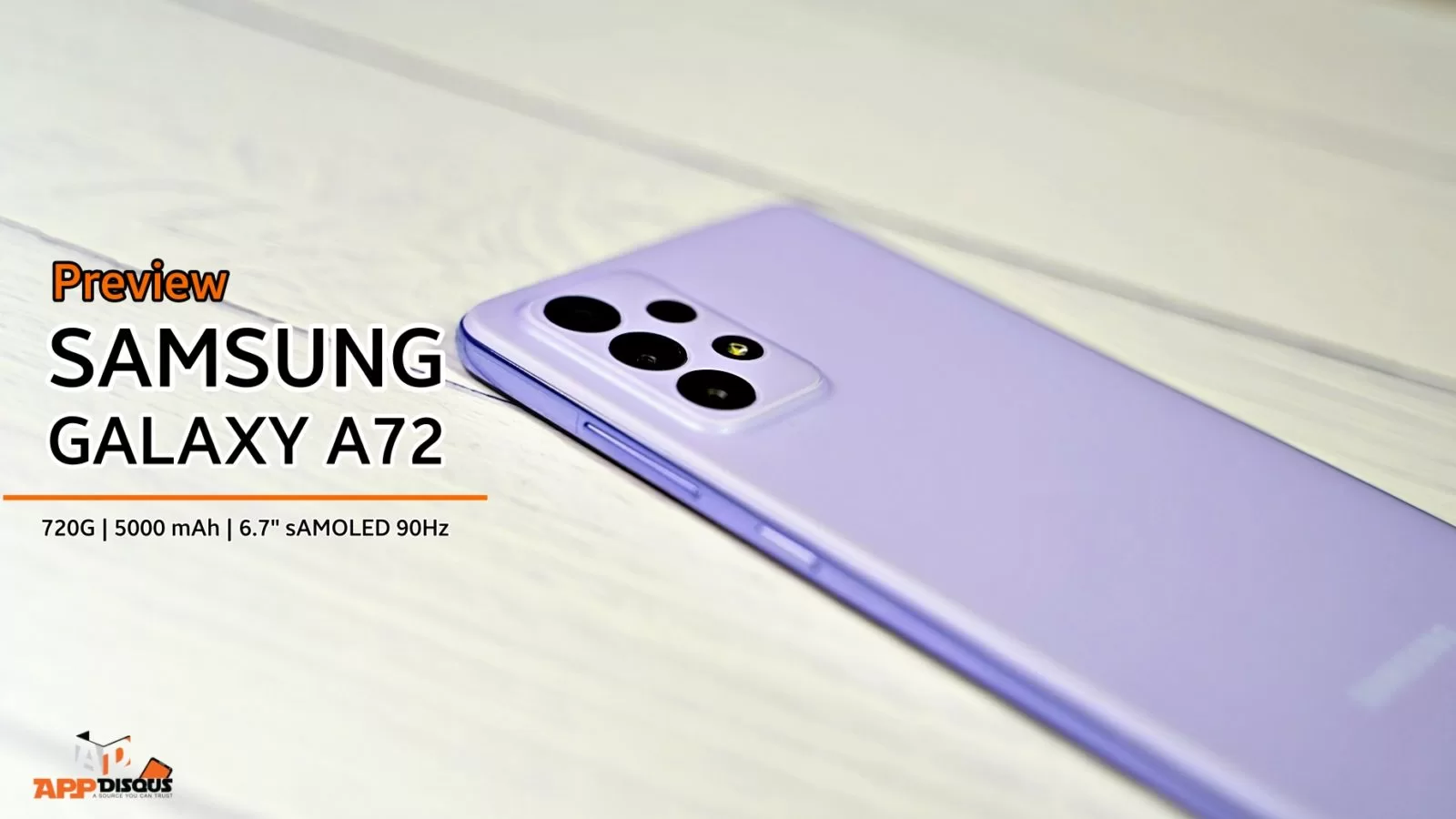 พรีวิว Samsung Galaxy A72 สมาร์ทโฟนสายเกม กันน้ำ จอใหญ่ 6.7 นิ้ว sAMOLED 90Hz แบตอึด 5,000 mAh 1 preview Samsung Galaxy A72 1 | galaxy a72 | พรีวิว Samsung Galaxy A72 สมาร์ทโฟนสายเกม กันน้ำ จอใหญ่ 6.7 นิ้ว sAMOLED 90Hz แบตอึด 5,000 mAh