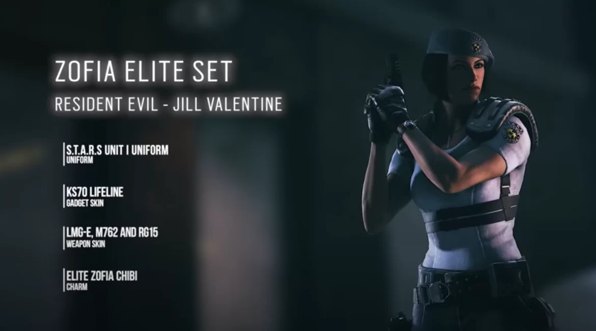 Jill Valentine ปรากฏตัวในเกม Rainbow Six Siege ในฐานะสกิน! 1 หกหกหกห | Rainbow Six: Siege | Jill Valentine ปรากฏตัวในเกม Rainbow Six Siege ในฐานะสกิน!