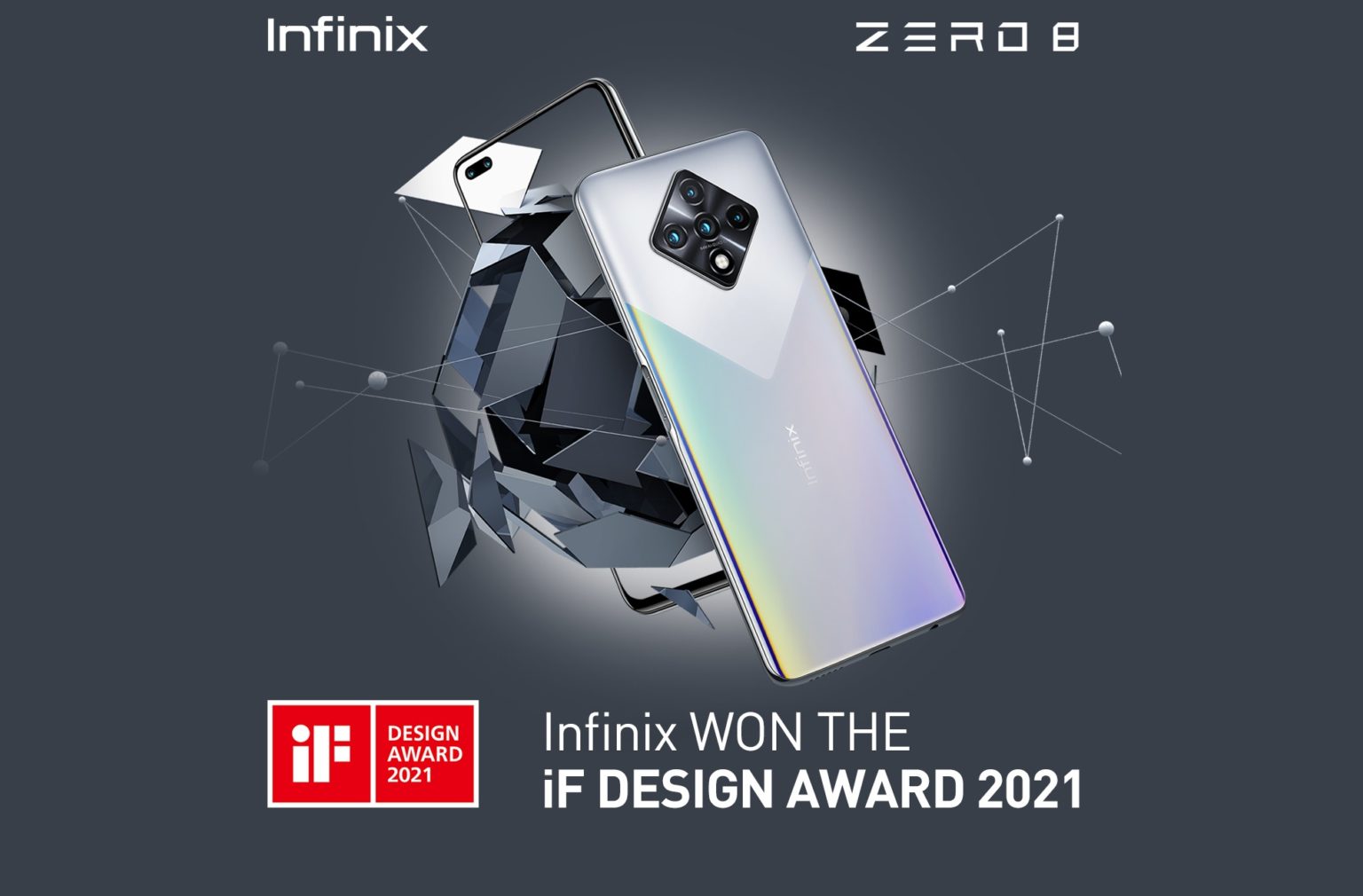 Infinix ส่ง Infinix Zero 8 คว้ารางวัลชนะเลิศจาก iF Design Award 2021