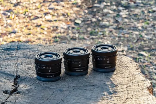 Pic Sony G Lens Trio 03 | FE | โซนี่เปิดตัวเลนส์ฟูลเฟรมซีรี่ย์ G สามรุ่นใหม่ล่าสุด SEL24F28G, SEL40F25G และ SEL50F25G เบาทุกตัว!