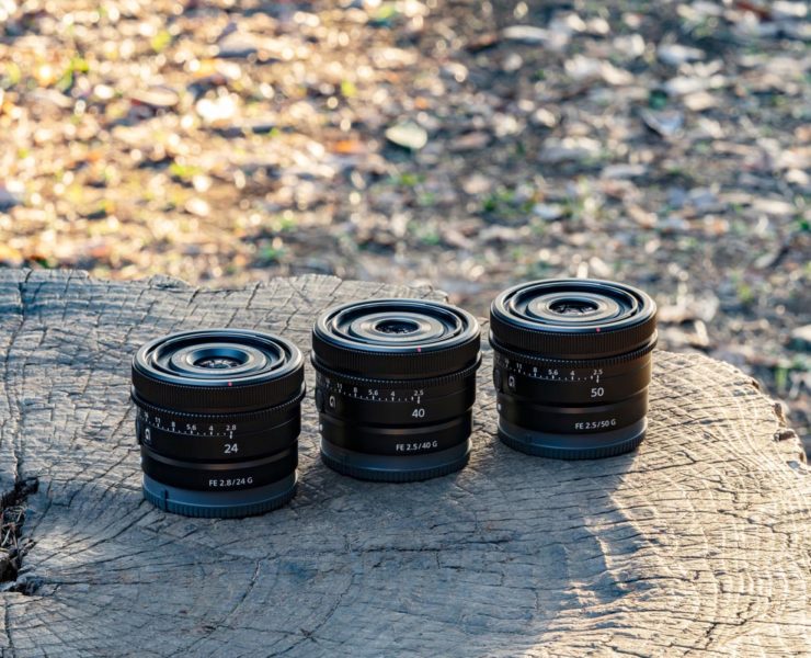 Pic Sony G Lens Trio 03 | FE | โซนี่เปิดตัวเลนส์ฟูลเฟรมซีรี่ย์ G สามรุ่นใหม่ล่าสุด SEL24F28G, SEL40F25G และ SEL50F25G เบาทุกตัว!