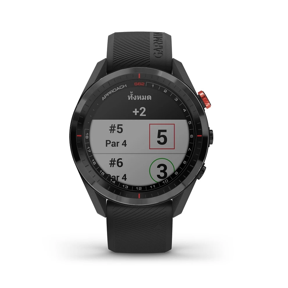 6.ApproachS62 black | APPROACH S12 | การ์มิน เปิดตัว APPROACH S12 สมาร์ทวอทช์ระบบจีพีเอสสำหรับนักกอล์ฟ