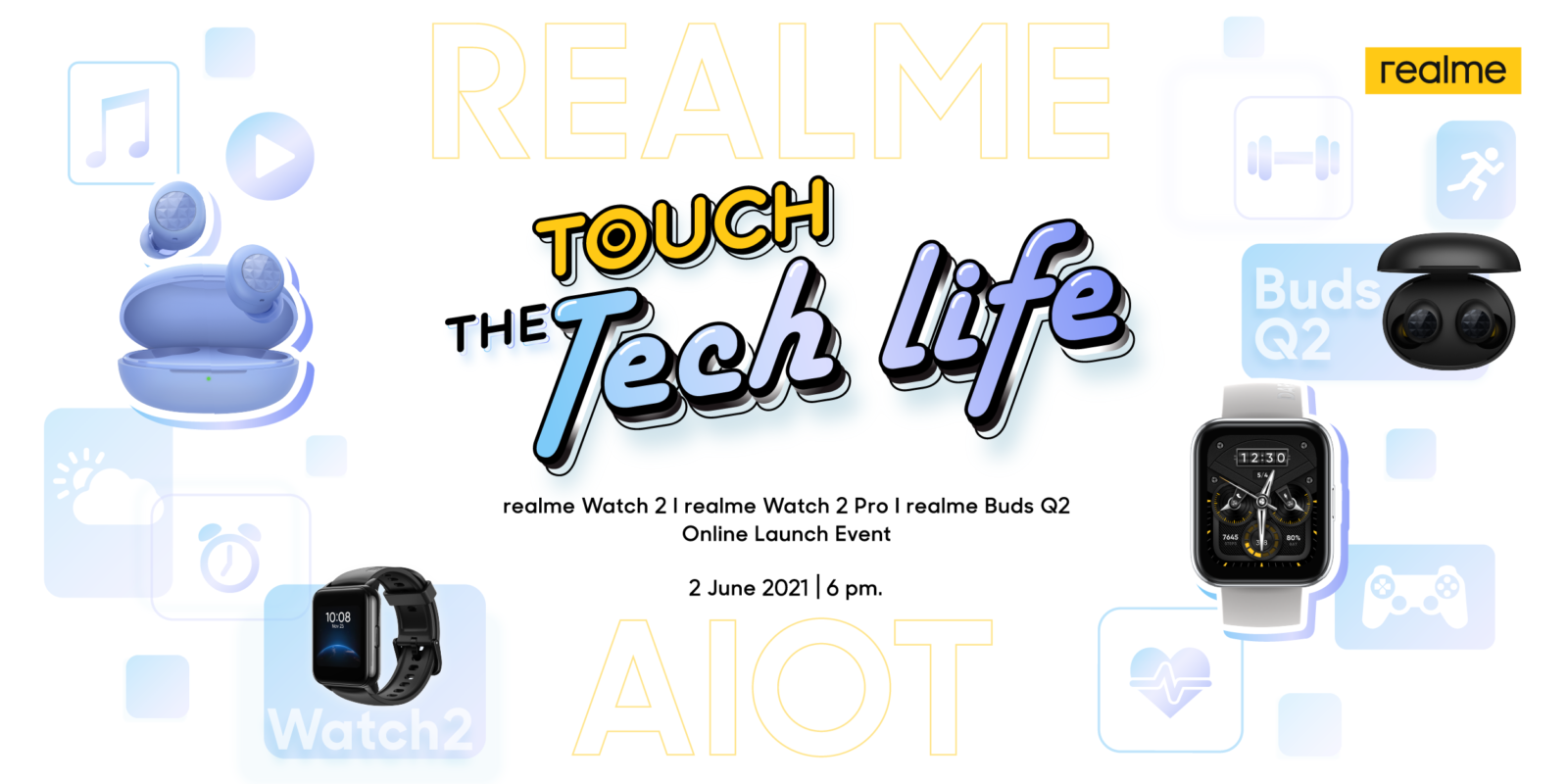 KV realme AloT Touch the Tech life 1200x600 01 | Realme | realme ชวนชมงานเปิดตัวผลิตภัณฑ์ AIoT ใหม่ล่าสุดในงาน Touch The Tech Life