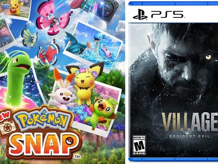 RE Village po | New Pokemon Snap | เกม NEW Pokemon Snap เปิดตัวอันดับ 1 ในญี่ปุ่นแซง Resident Evil Village