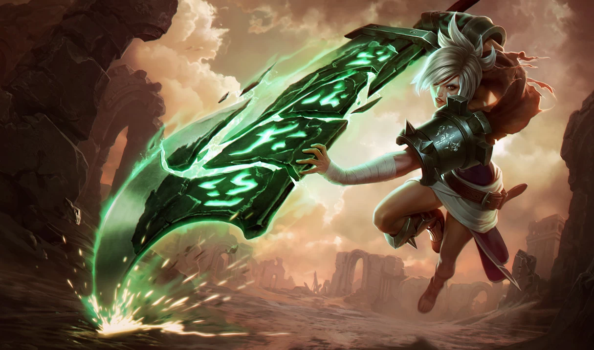สามตัวละครเตรียมลง League Of Legend Wild Rift!!! 1 Riven Splash 0 | League of Legend Wild Rift | สามตัวละครเตรียมลง League Of Legend Wild Rift!!!