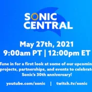Sonic Central 05 25 21 | Nintendo Switch | Sega จะจัดสตรีมสด“ Sonic Central” ในวันที่ 27 พฤษภาคม นี้คาดว่าจะเปิดตัวเกมใหม่
