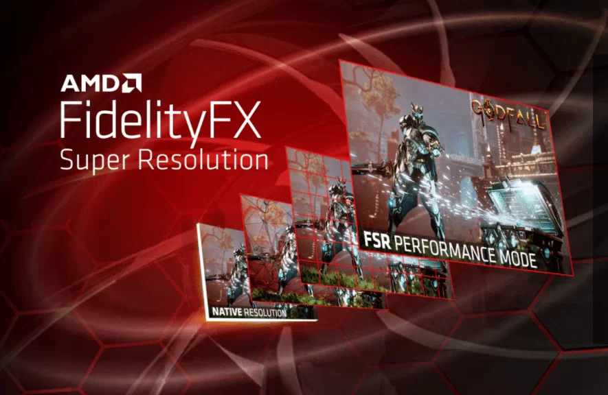 111111111111 1 | AMD | ค่ายแดง AMD เปิดตัวเทคโนโลยี FidelityFX Super Resolution (FSR) ใช้ได้กับการ์ดจอกว่า 100 รุ่น เพิ่มประสิทธิภาพการเล่นเกมบนความละเอียดระดับ 4K ให้สูงขึ้นได้ถึง 2.4 เท่า!