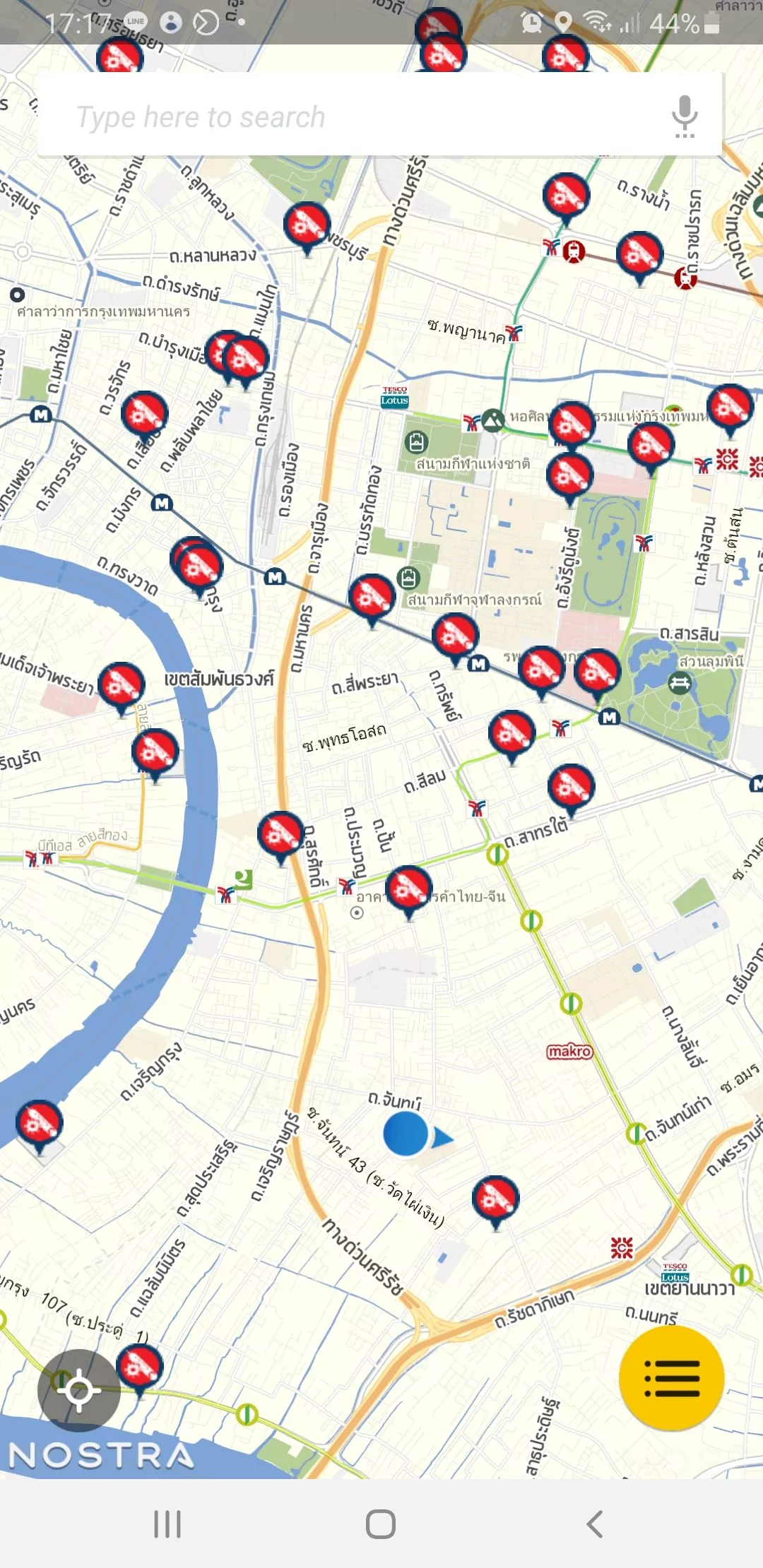 33033 | NOSTRA Map | เช็คจุดฉีดวัคซีนโควิด-19 ทั่วกรุงเทพฯ และปริมณฑล ผ่านแอปฯ NOSTRA Map