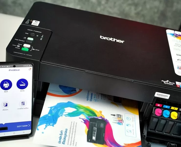 Brother DCP T420W DSC09951 | brother | รีวิว Brother DCP-T420W เครื่องพิมพ์มัลติฟังก์ชั่น มีแทงค์เติมหมึก ใช้ในบ้านและสำนักงานขนาดเล็ก