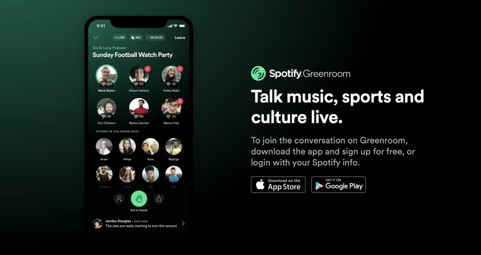 Spotify เปิดตัว Greenroom ฟีเจอร์ใหม่แบบ Clubhouse 1 Screen Shot 2564 06 17 at 22.02.23 | Spotify | Spotify เปิดตัว Greenroom ฟีเจอร์ใหม่แบบ Clubhouse