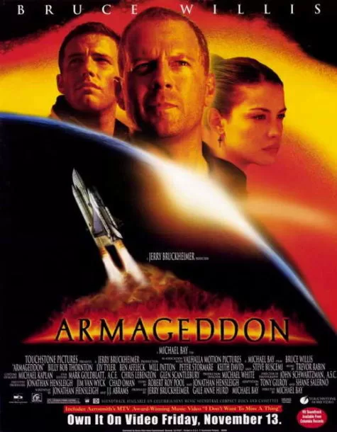 armageddon movie poster 1998 1020198625 | AIS | รวมภาพยนตร์ยุค 90 ที่คาดว่าจะฉายในช่อง Disney+ Hotstar 30 มิถุนายน นี้