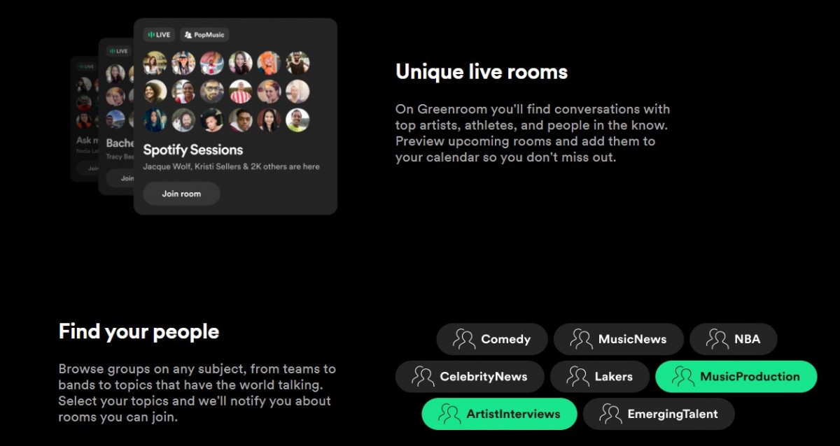 gsmarena 002 7 | Spotify | Spotify เปิดตัว Greenroom ฟีเจอร์ใหม่แบบ Clubhouse