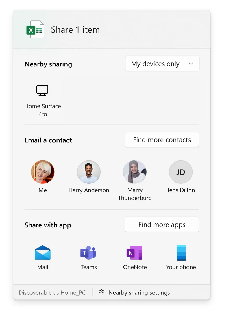 Windows 11 Share dialog | windows 11 | Windows 11 ปรับปรุงหน้าตา 'คลิกขวา' แบบใหม่ ดีงามมาก ๆ