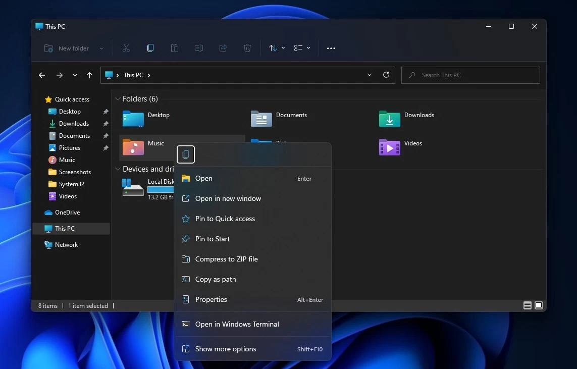 Windows 11 right click menu | windows 11 | Windows 11 ปรับปรุงหน้าตา 'คลิกขวา' แบบใหม่ ดีงามมาก ๆ