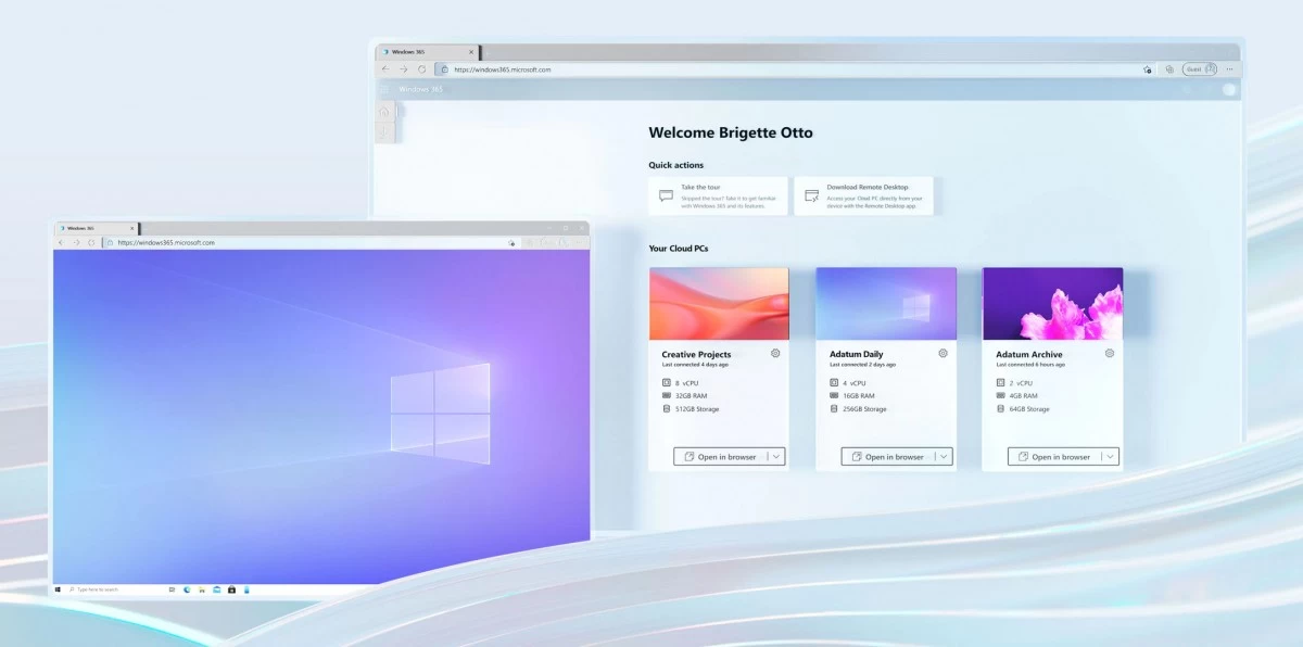 Microsoft เปิดตัว Windows 365 ใช้ Windows 11 แบบสตรีมได้ทุกที่ 1 gsmarena 000 2 | Microsoft | Microsoft เปิดตัว Windows 365 ใช้ Windows 11 แบบสตรีมได้ทุกที่