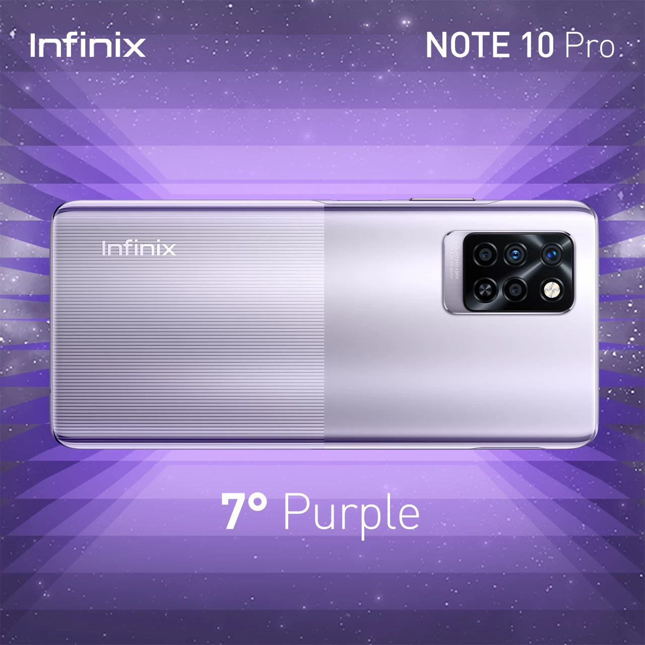 7° Purple 06 01 | Infinix | Infinix เปิดตัวเกมมิ่งสมาร์ตโฟน NOTE 10 Series ในราคาไม่เกิน 6 พัน เอ็กซ์คลูซีฟบน Shopee