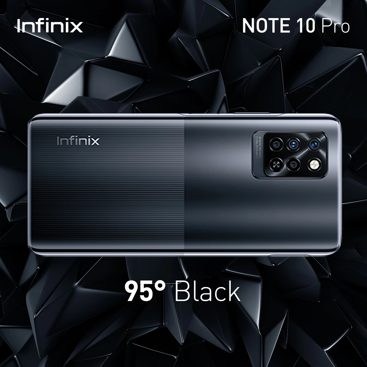 95° Black 01 | Infinix | Infinix เปิดตัวเกมมิ่งสมาร์ตโฟน NOTE 10 Series ในราคาไม่เกิน 6 พัน เอ็กซ์คลูซีฟบน Shopee