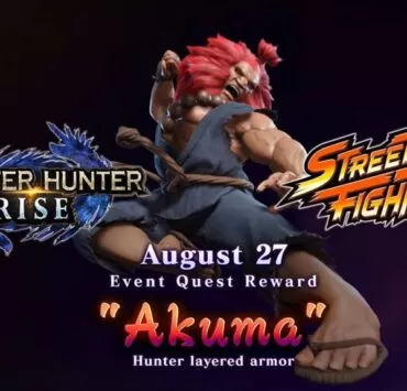 Monster Hunter Rise Street Fighter Collab | Monster Hunter Rise | เกม Monster Hunter Rise รวมร่างกัน Street Fighter เปิดตัว อาคุม่า