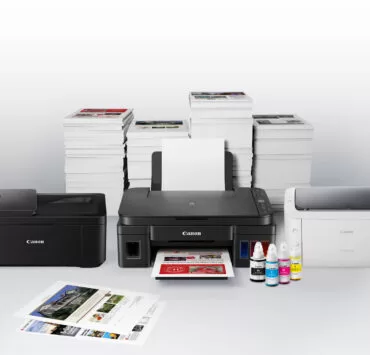 WFH Printer E4270 G3010 LBP6030w 2 | Canon | 5 เคล็ด สำหรับการเลือกพริ้นเตอร์ให้ถูกงานและตรงใจ