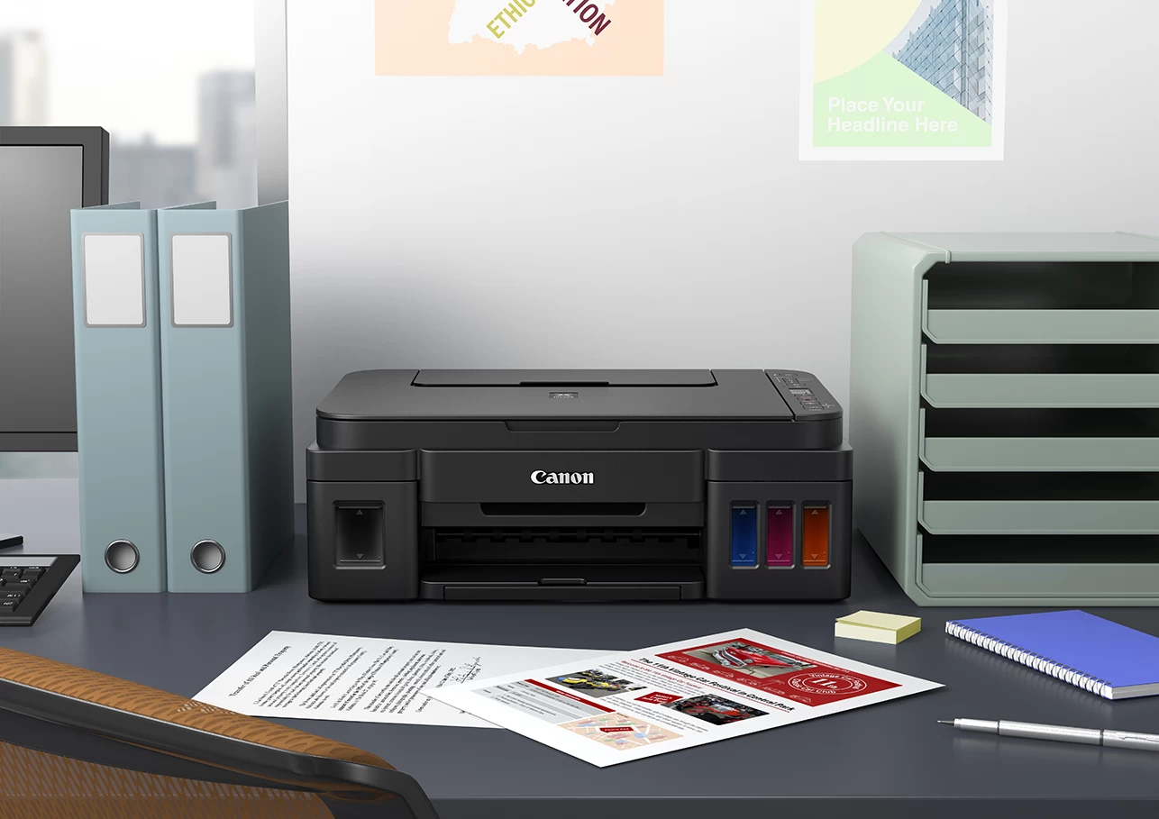 WFH Printer PIXMA G3010 | Canon | 5 เคล็ด สำหรับการเลือกพริ้นเตอร์ให้ถูกงานและตรงใจ