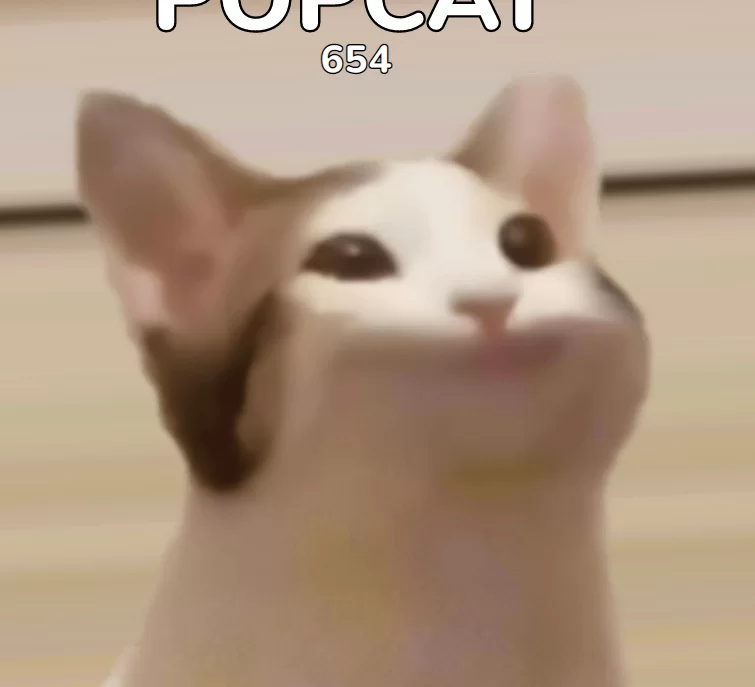 pop | POP CAT | ไทยขึ้นที่ 1! POP CAT เว็บไซต์กดหน้าแมวเก็บสถิติเกือบทั่วโลก!!
