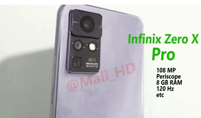 2 | Infinix | Infinix Zero X Pro จะมากับกล้อง 108MP triple camera พร้อมกันสั่น OIS, ระบบซูมเลนส์ periscope สเปคไม่ธรรมดา