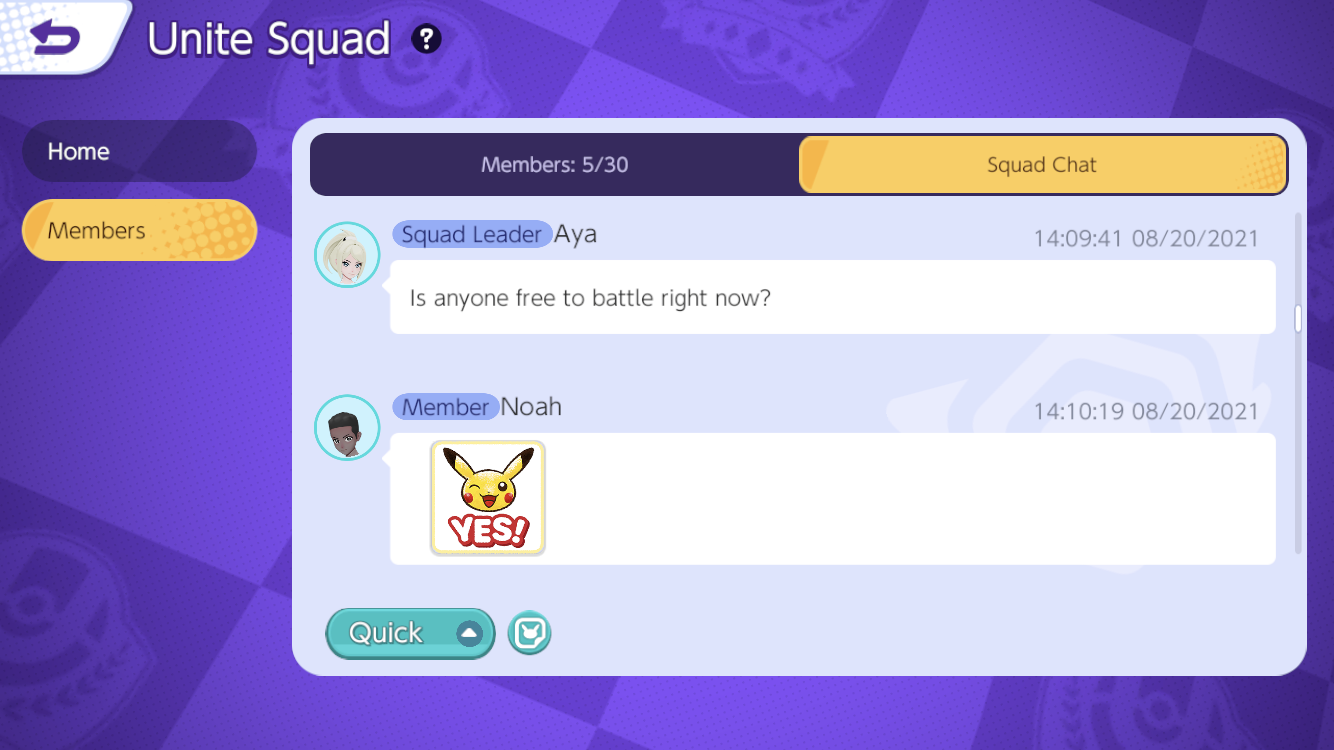 English Squad Chat 1 | Mobile Game | Pokémon UNITE เวอร์ชั่นเล่นบนมือถือ เริ่มเปิดให้เล่นกันแล้ว พร้อมรับ Holowear พิเศษของ Pikachu/พิคาชู!
