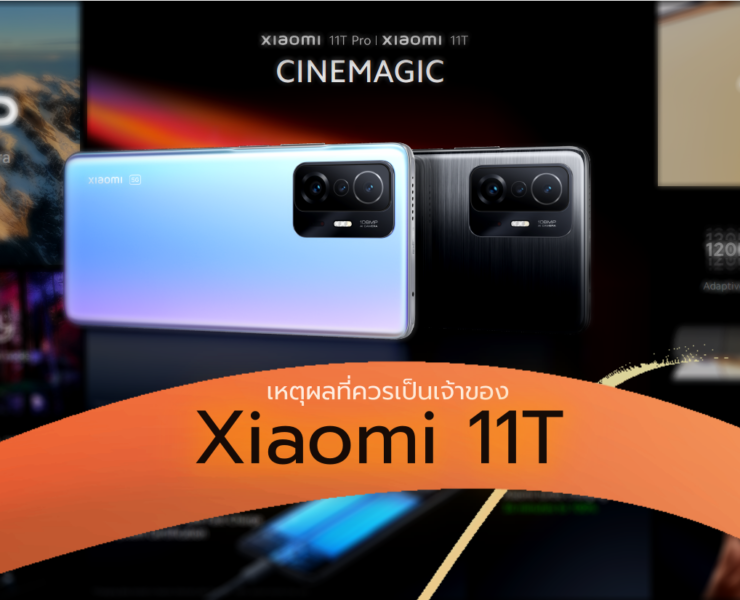 Xiaomi 11T | เสียวหมี่ | หลากเหตุผลที่ควรเป็นเจ้าของ Xiaomi 11T เรือธงที่คุ้มสุด!