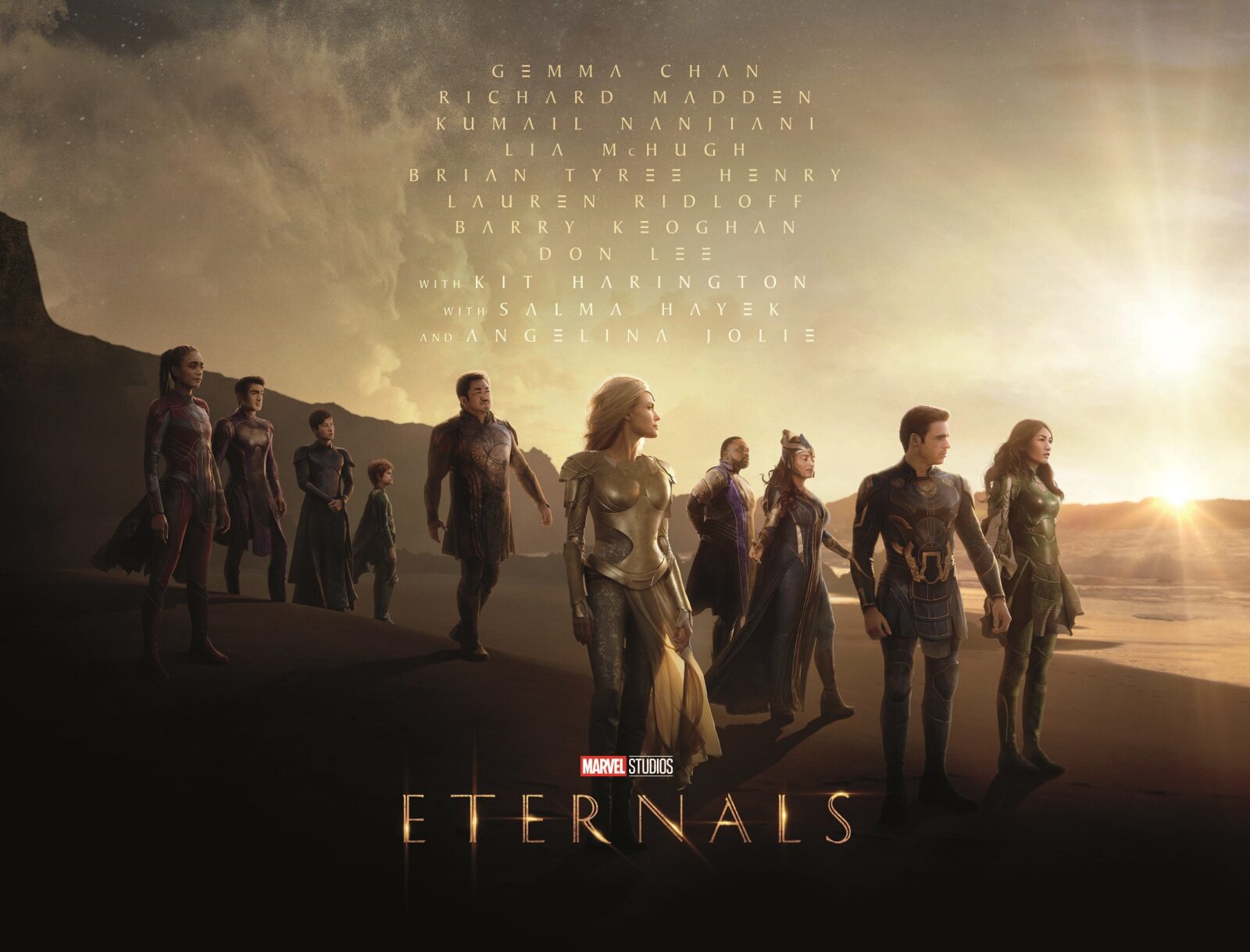ETN Poster | Eternals ฮีโร่พลังเทพเจ้า | เปิดตำนาน 5 นักคิด และ 5 นักสู้ จาก Eternals ฮีโร่พลังเทพเจ้า